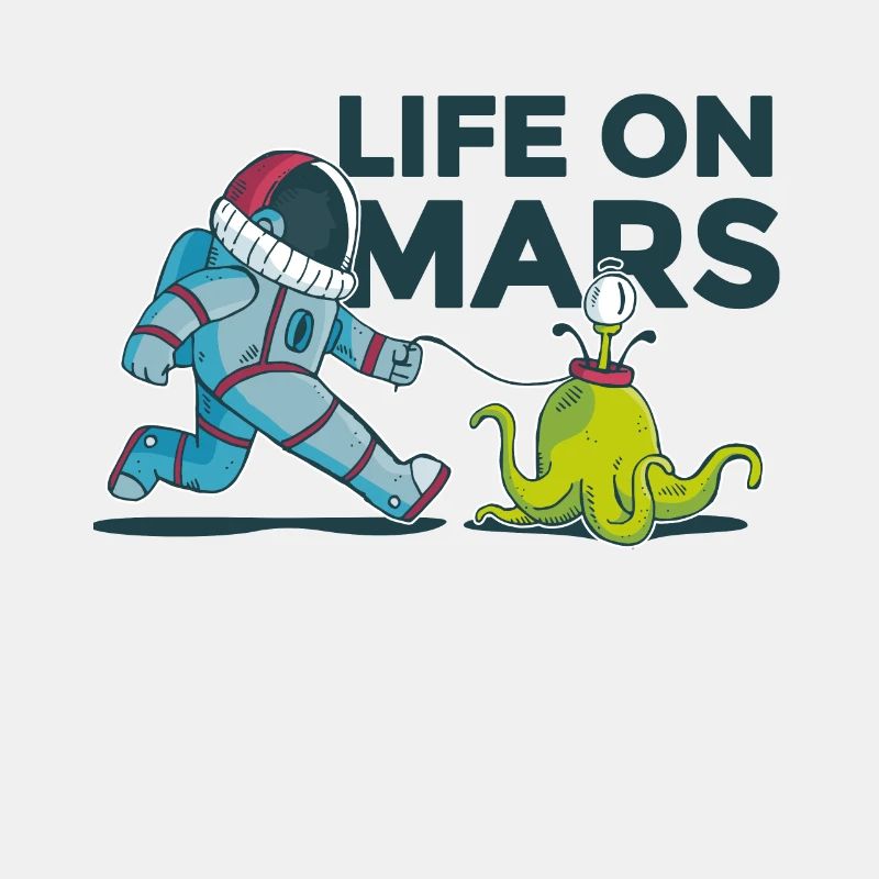 Mars Mond Astronaut