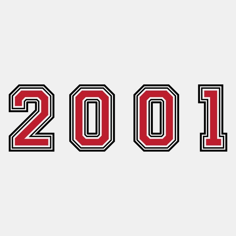 2001 Jahr Zahl
