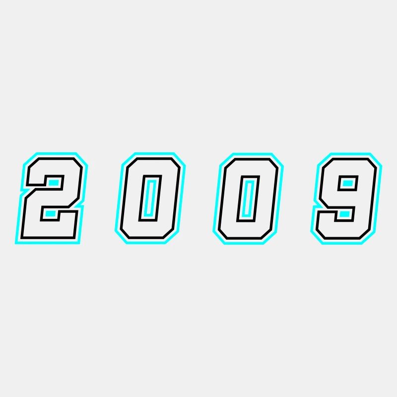 2009 Jahr Zahl