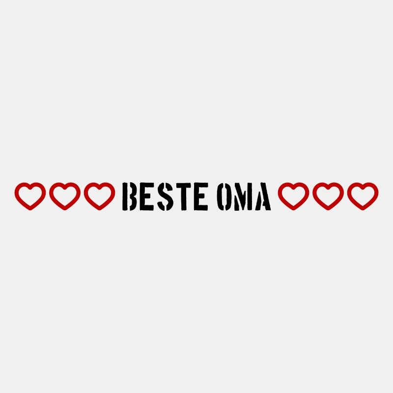 Beste Oma Herz Liebe