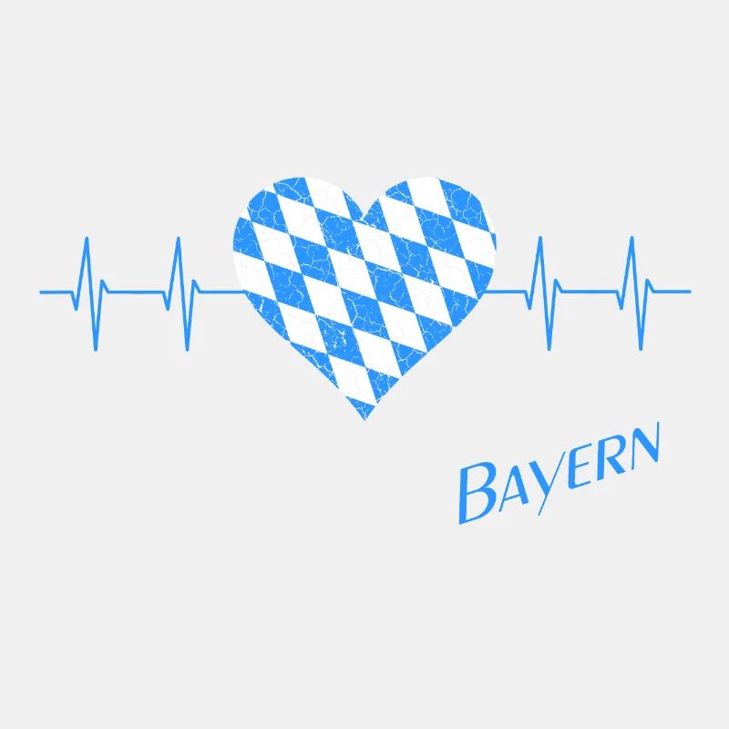 Bayern Herz Herzschlag Bavaria