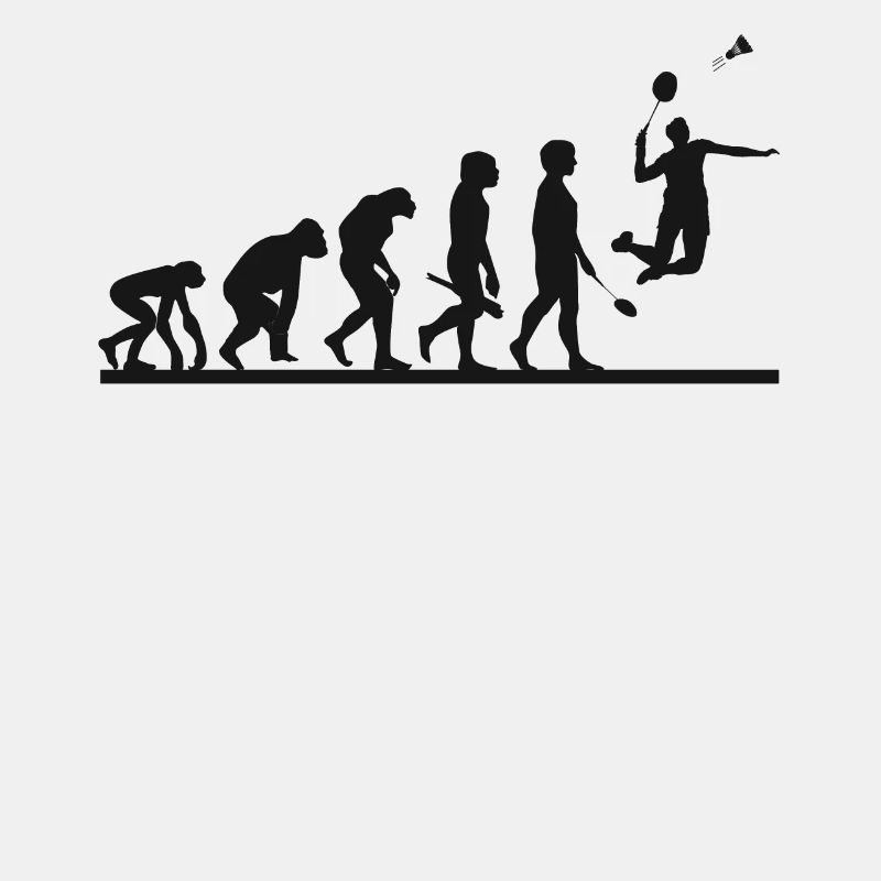Badminton Badmintonspieler Evolution