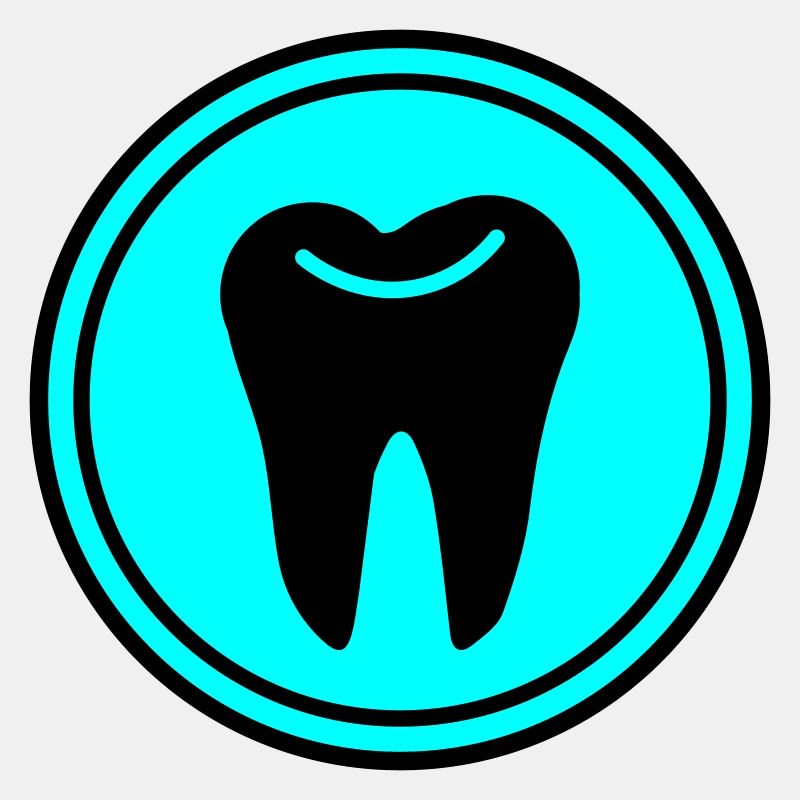 Symbole de l’icône de dent