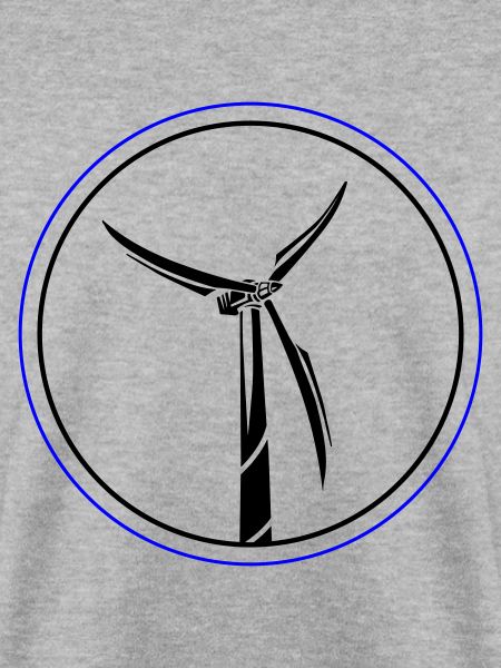 Windkraft Symbol Windrad