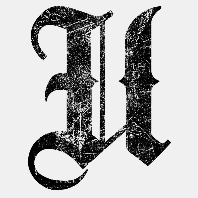 Tshirt alphabet initiale U