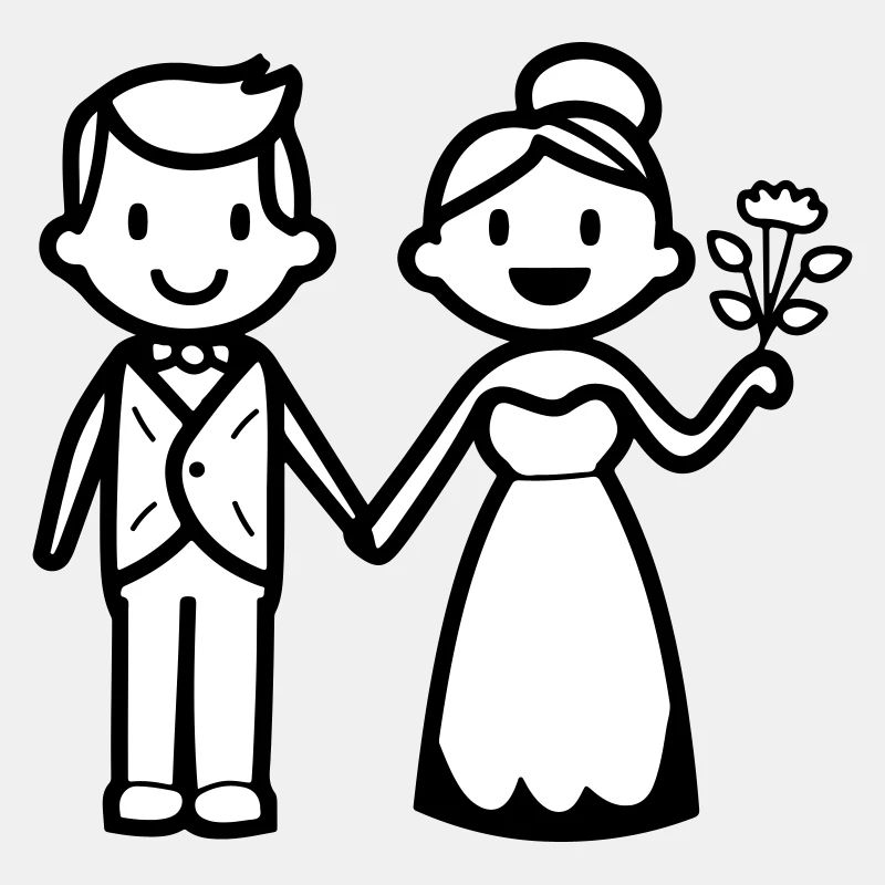 Hochzeit Brautpaar Ehepaar