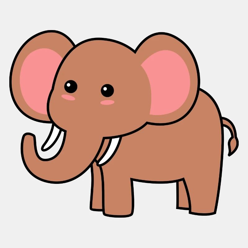 Mammut Comic Tier