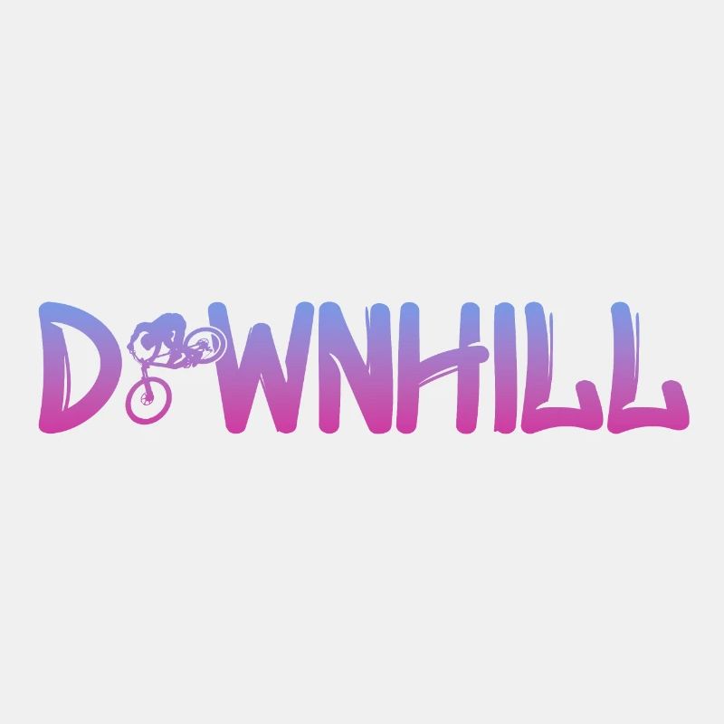 Downhill mit Biker