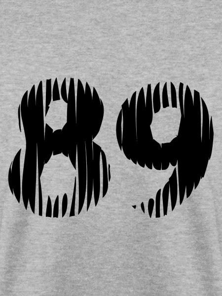 89 Zahl Trikot