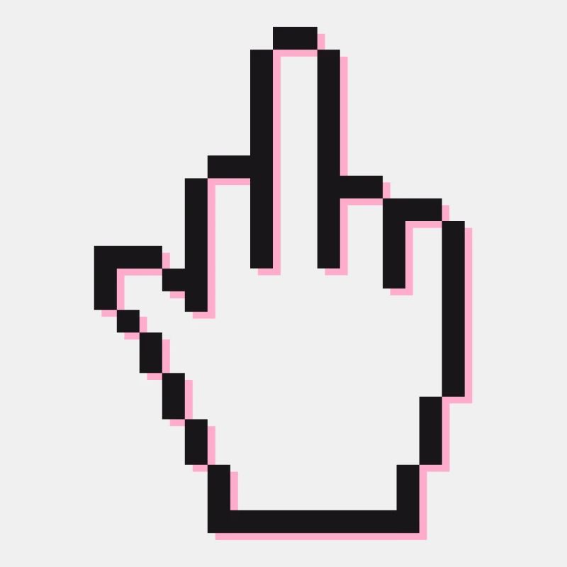 Mittelfinger Pixel