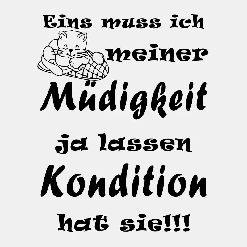 Muedigkeit Kondition lustig