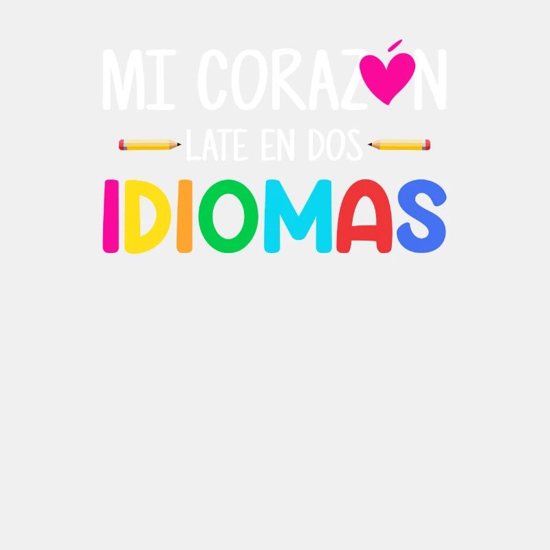Mi corazon late en dos idiomas, zweisprachig Spanisch