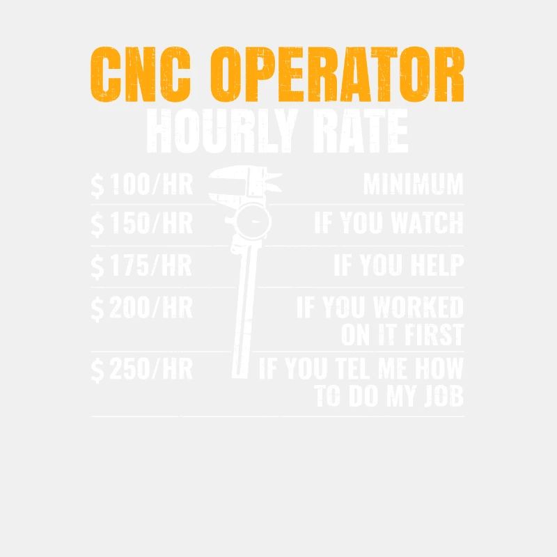 CNC Operator Hourly Rates cnc machinist
