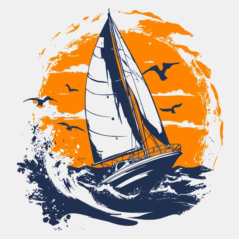Segelboot Motiv