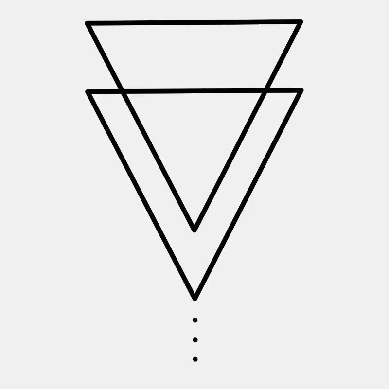 Montagnes de conception de triangle