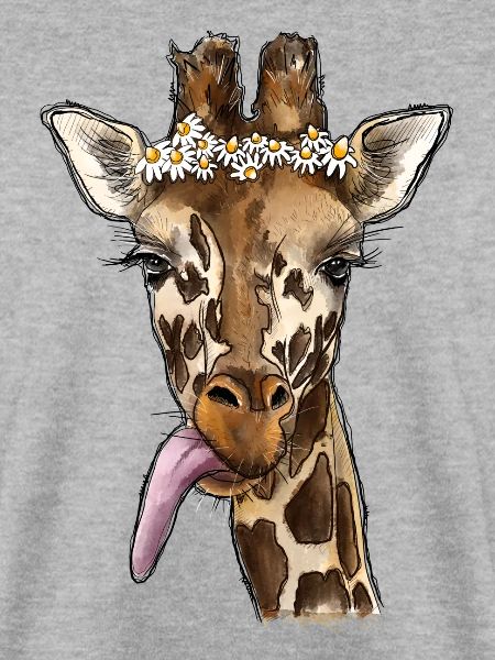 Aquarell Giraffe