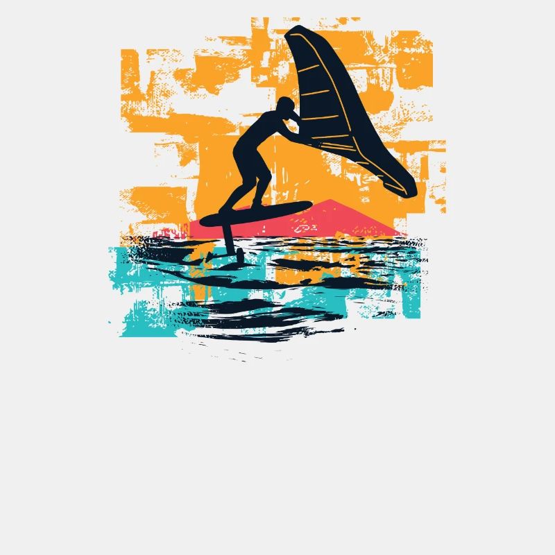 Wingfoil-Surfer Wingfoiling Hydrofoil Kitefoil