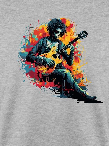 Gitarristen-tshirt E-Gitarren-Saiten
