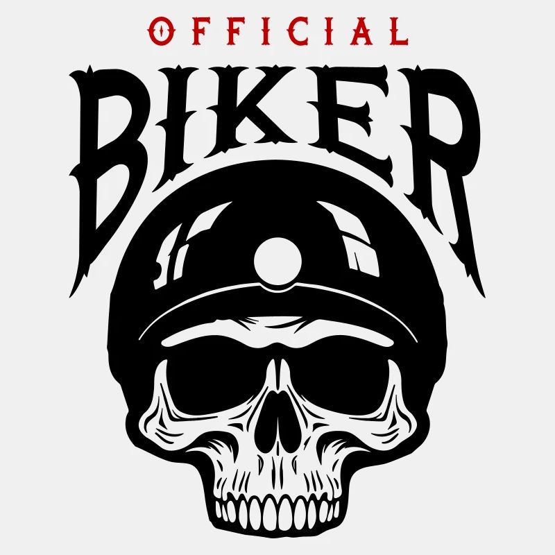 Skelett Biker