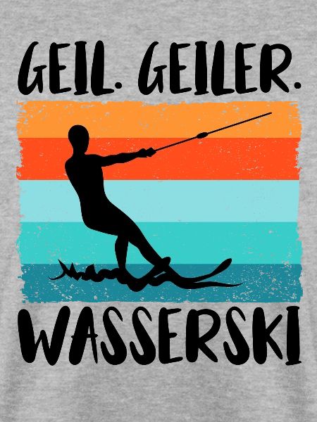 Wasserskier Wasserski Wasserskifahrer