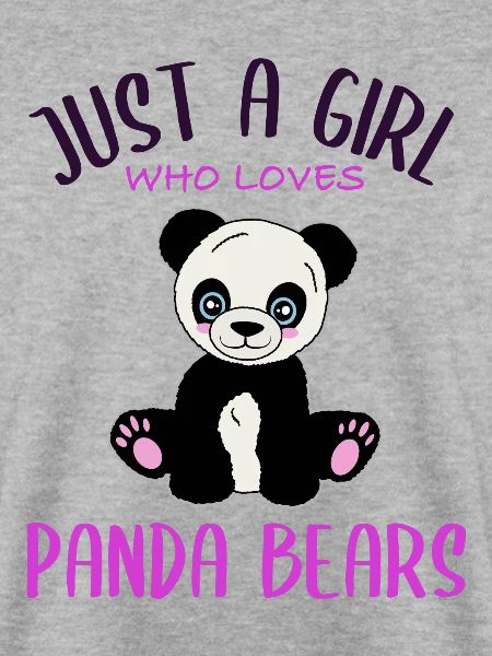 Mädchenherz für Pandas