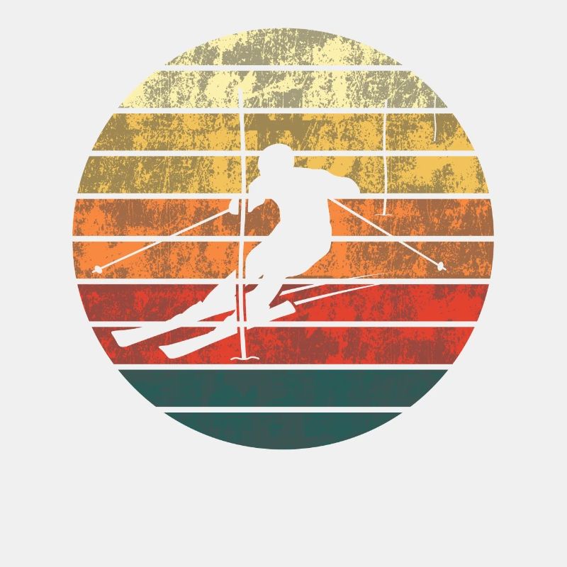 Sonnenuntergangs-Slalom Geschenk