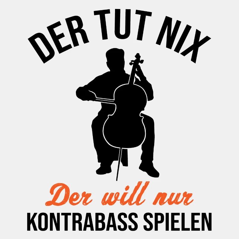 Harmlos Kontrabass Passioniert Musiker