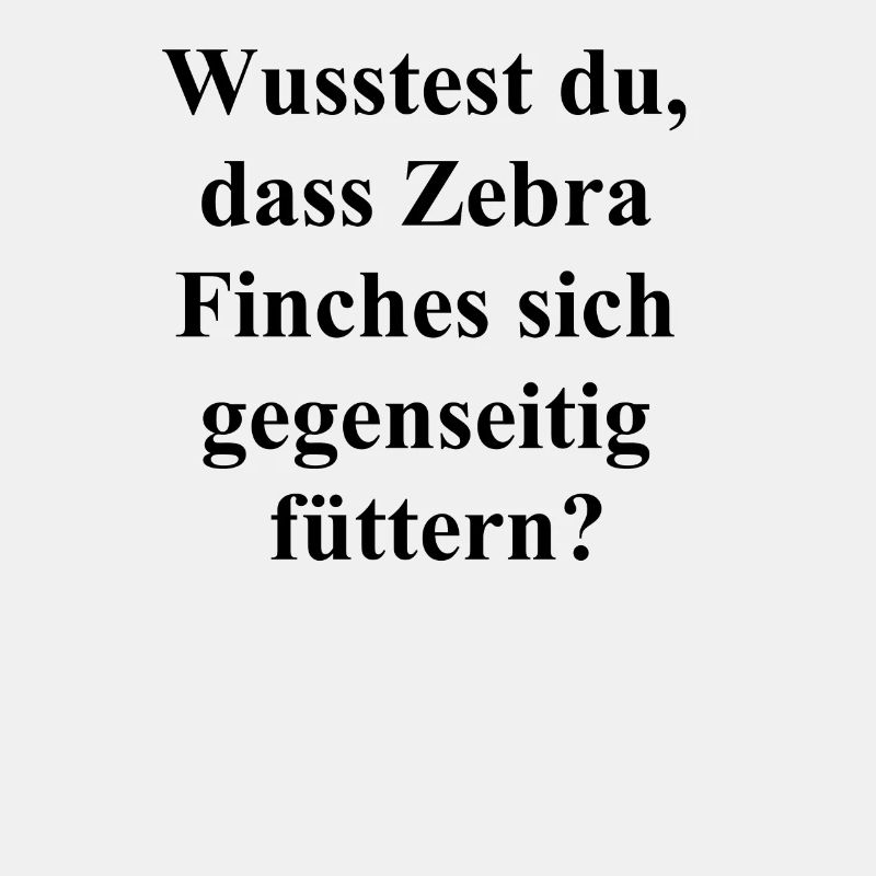 Zebra Finch Liebe Geschenk