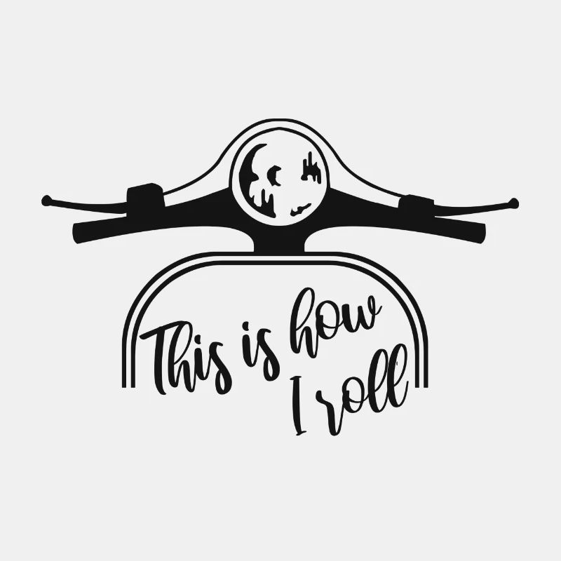 Zweitakter Roller Motorroller Moped