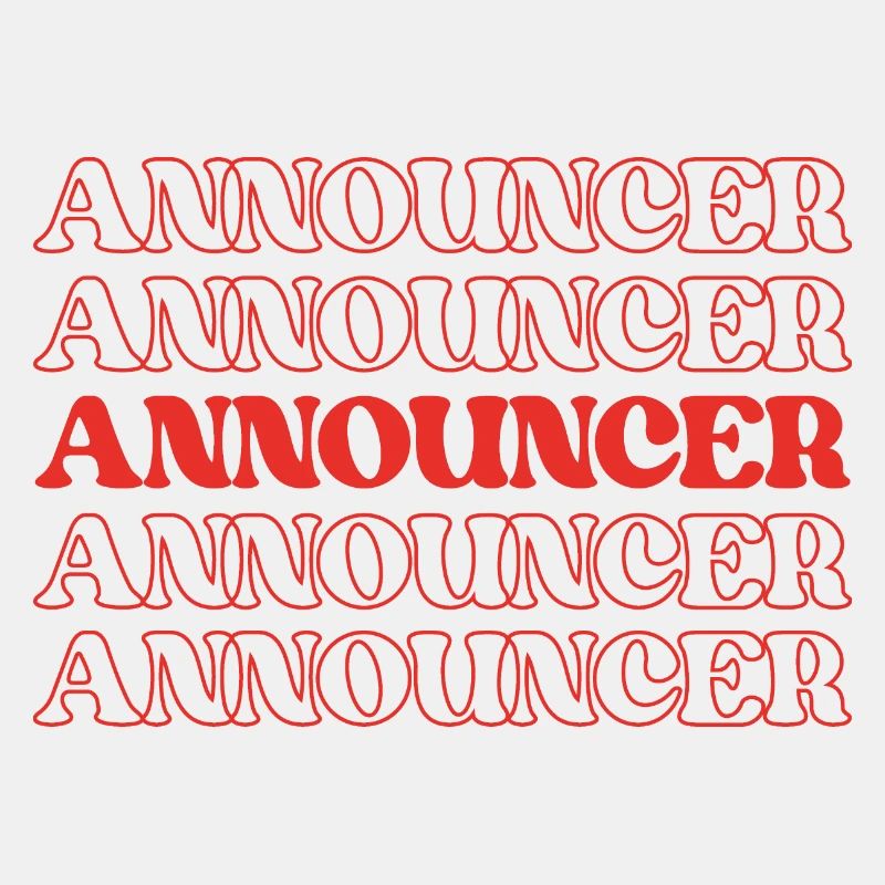 Ansager, Moderator, Moderator, Kommentator