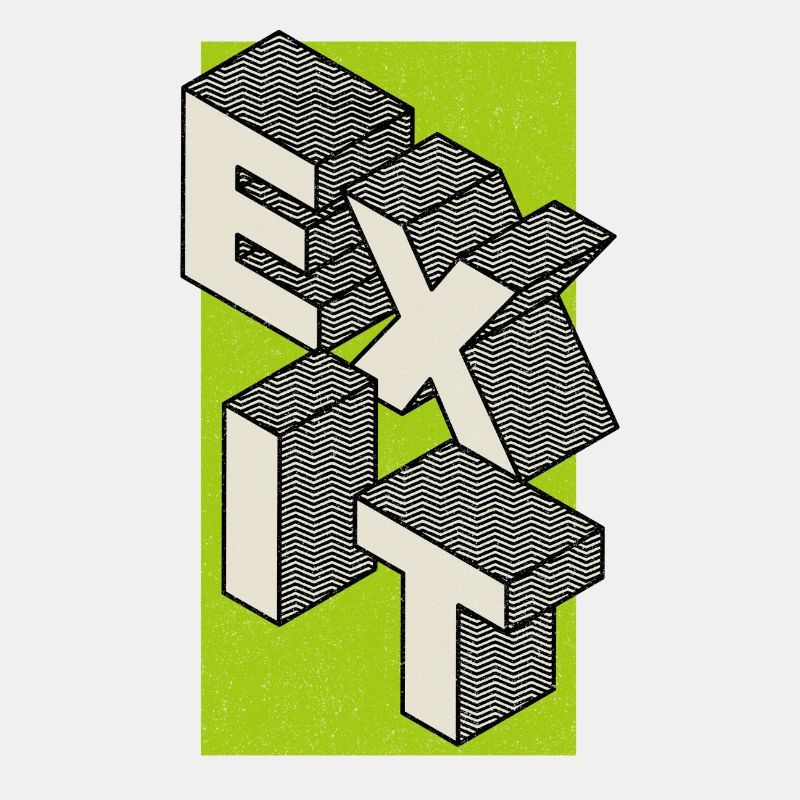 Exit - take the exit - in green