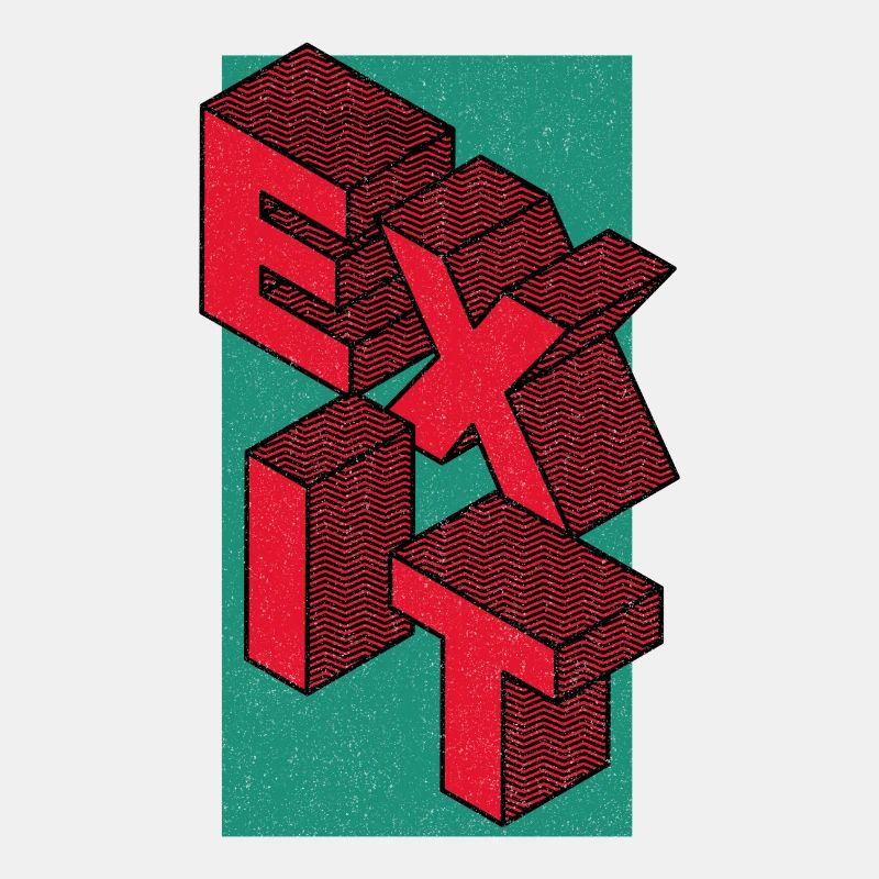 Exit - take the exit - in red