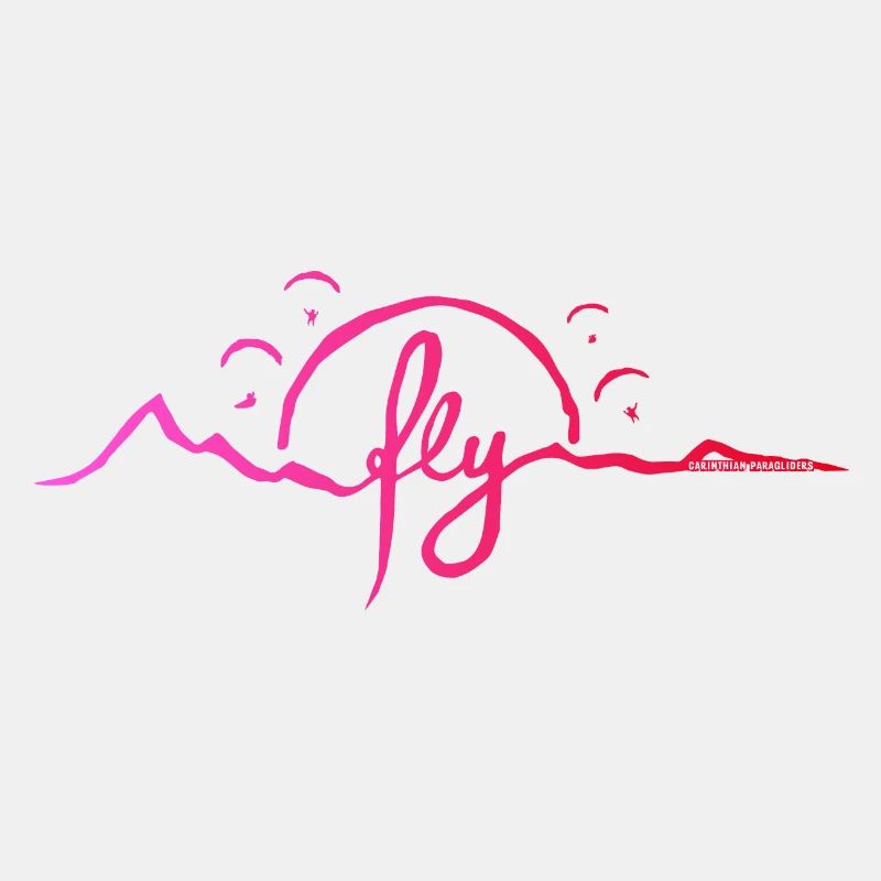 fly Alps Gleitschirm rot