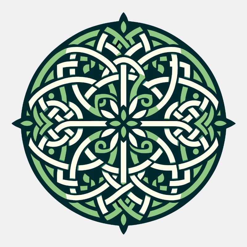 Eternal Celtic Knotwork Mandala Art 1