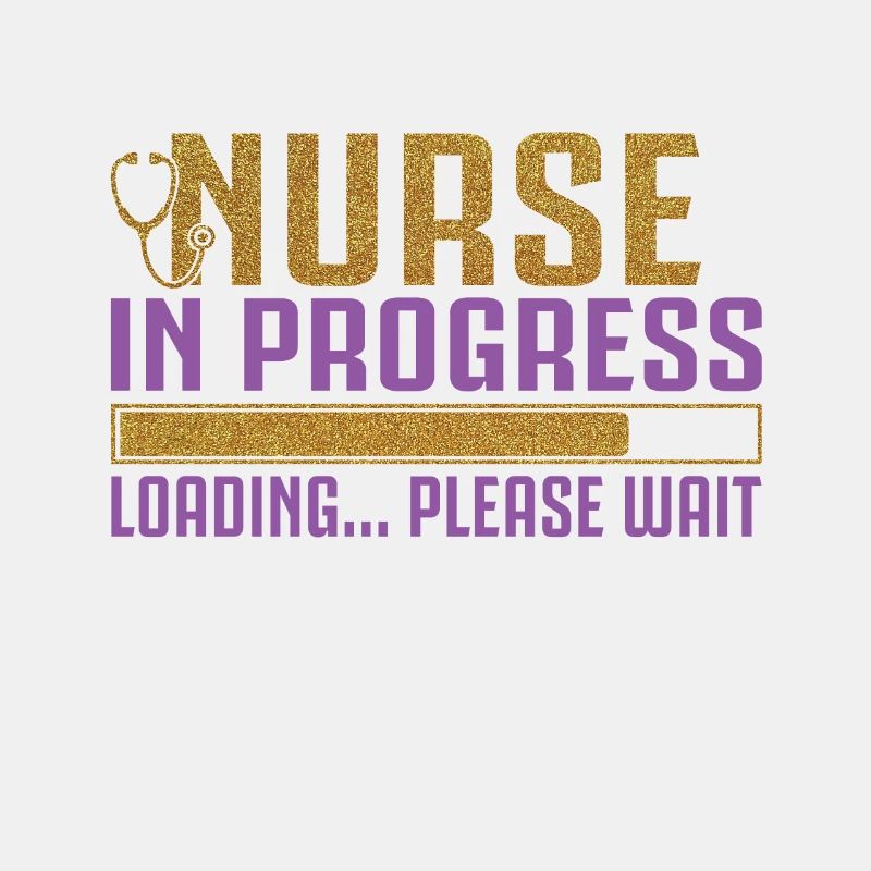 Nurse In Progress Loading Please Wait Funny