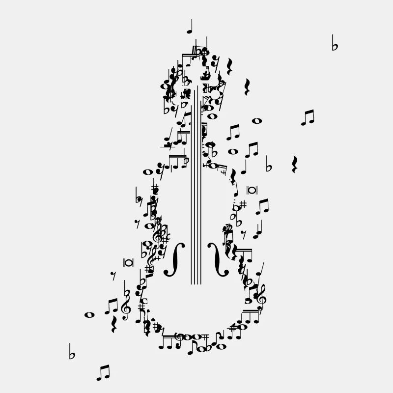 Violin Violin Violins Musical notes