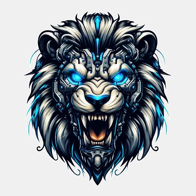 Lion Cyborg Robot Gift