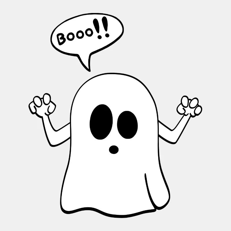 Ghost Halloween booo