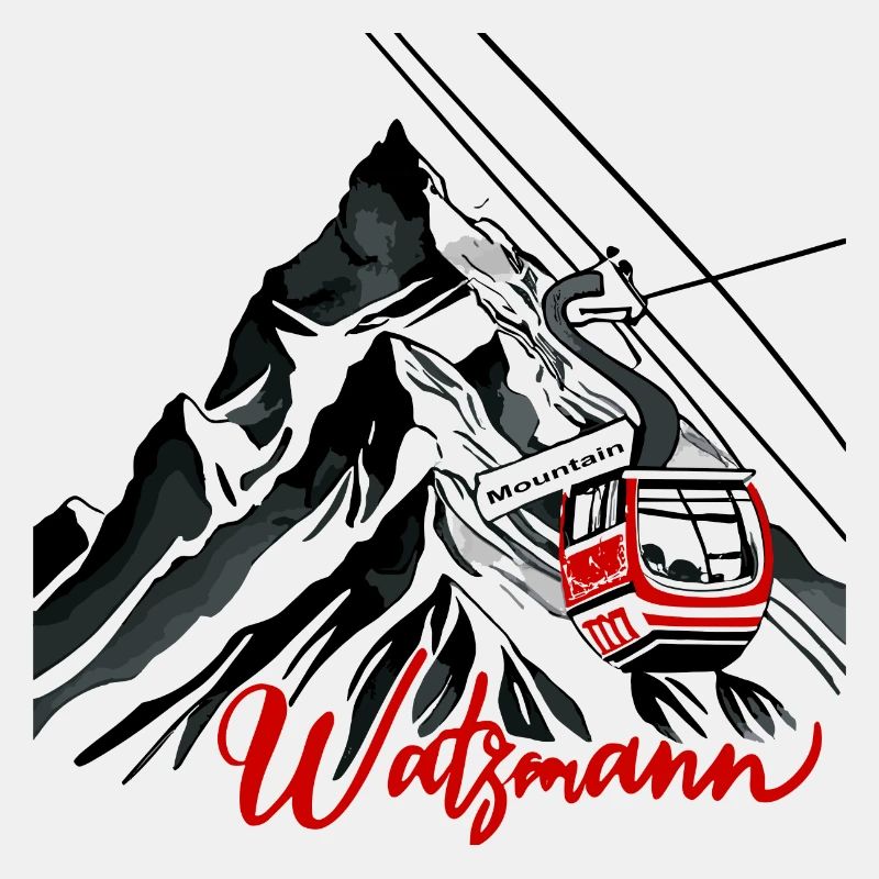 Watzmann Cable Car Mountain Romance Panorama