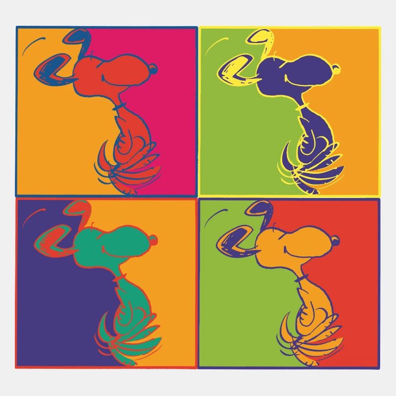 Peanuts Pop-Art Design Snoopy