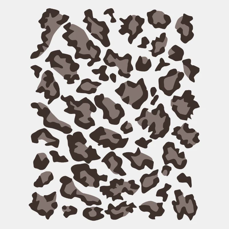 Snow leopard pattern dark