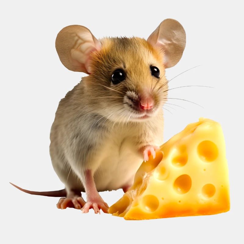 Maus mit Käse