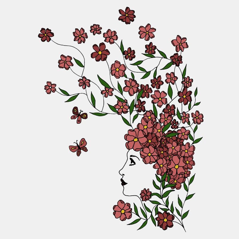 Fille de fleur