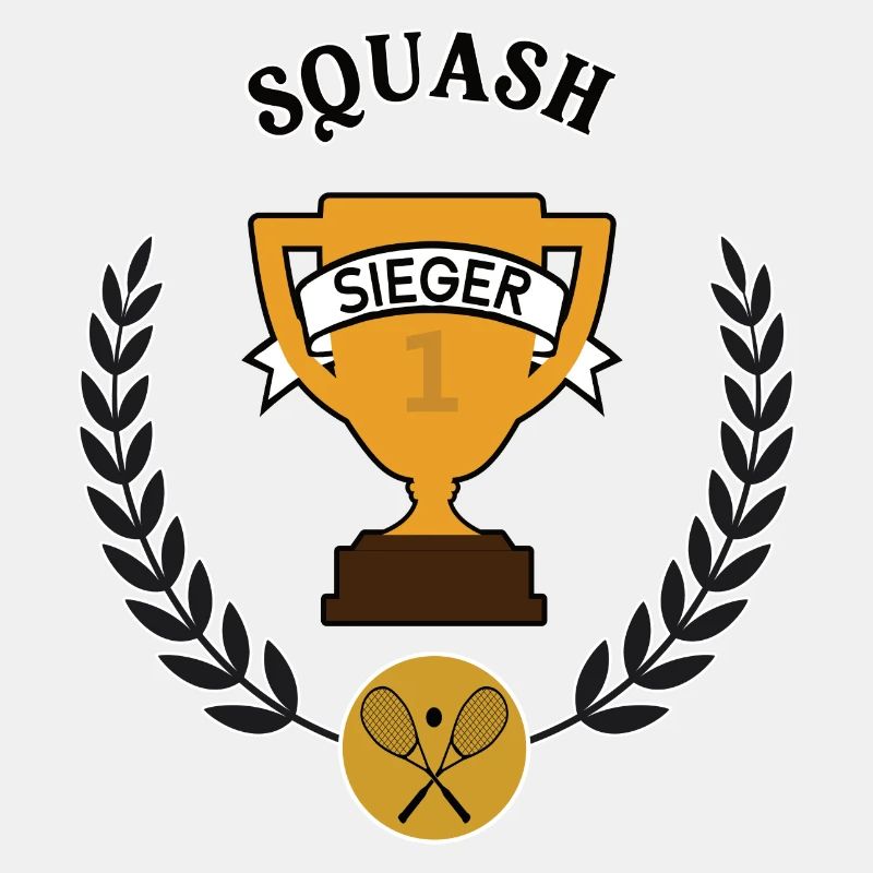 Squash Sieger Squasher Spieler Team Sieg Turnier