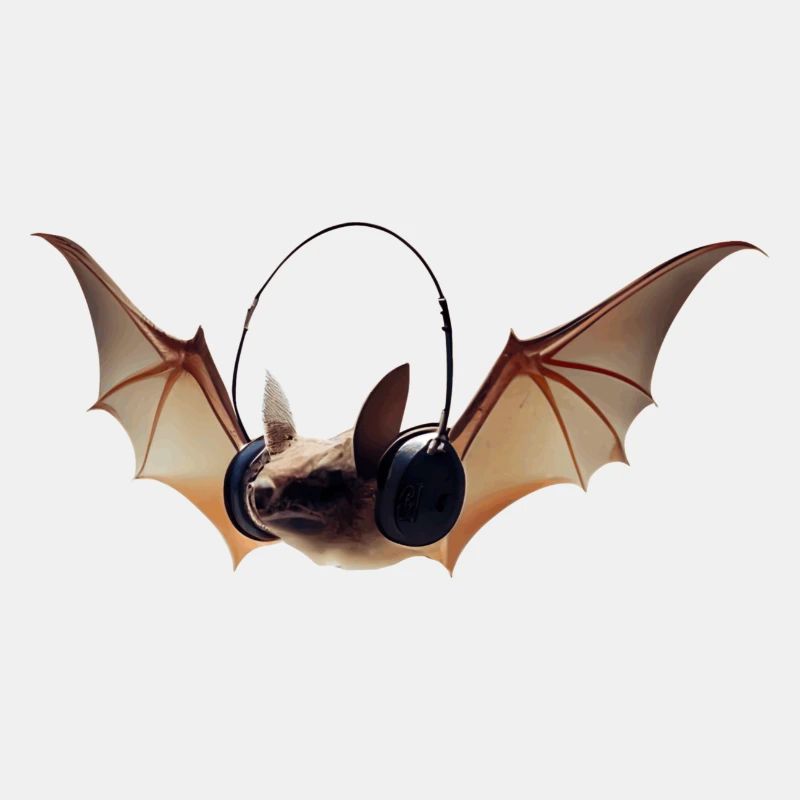 Bats have keen hearing