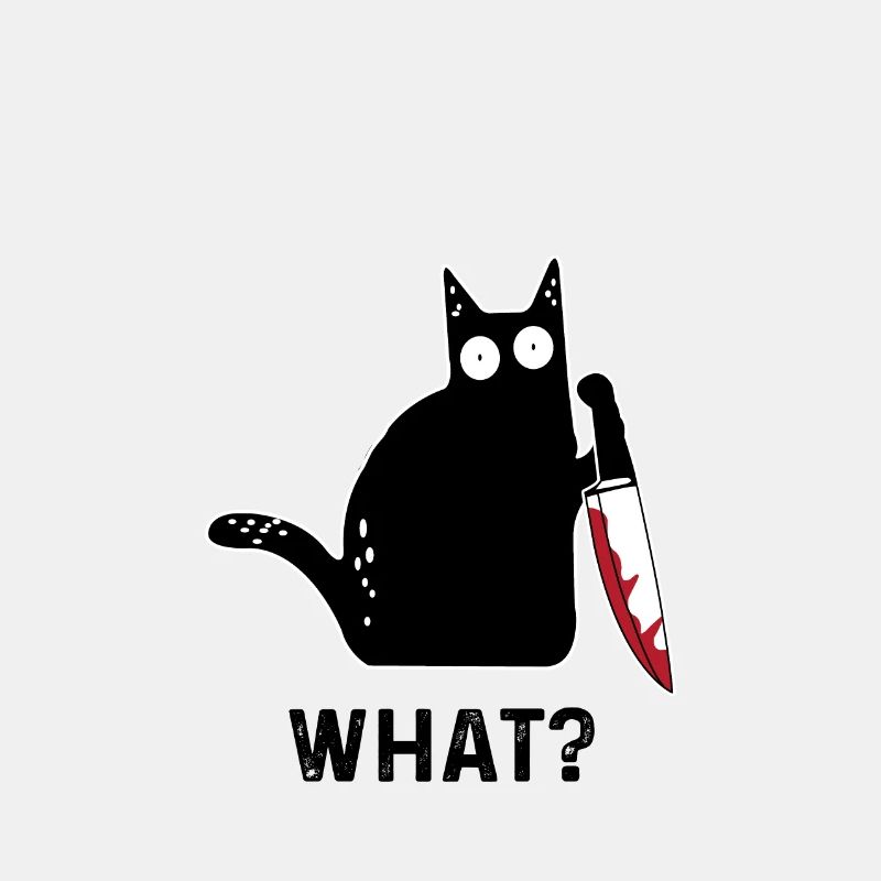 Funny killer cat What