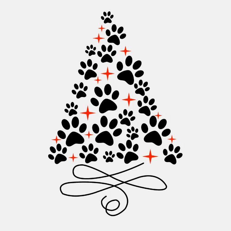 Joyeux Noël chien sapin de Noël