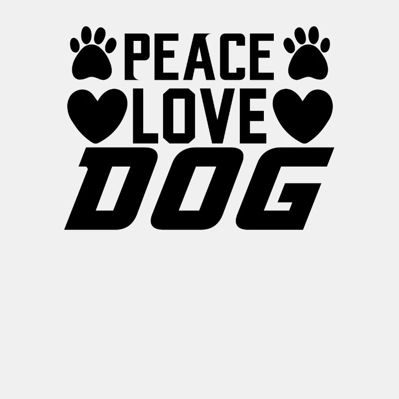 Frieden Liebe Hunde