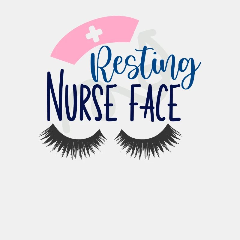 Visage de l’infirmière au repos