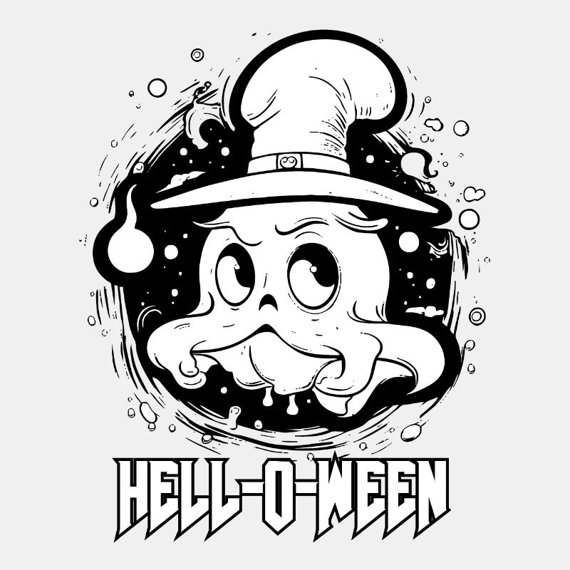 Hallo Halloween Geist